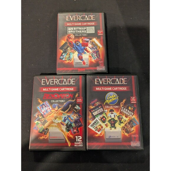 Evercade Retro Developer Set – Bitmap Brothers + Codemasters + Renovation – Mint - Picture 1 of 3